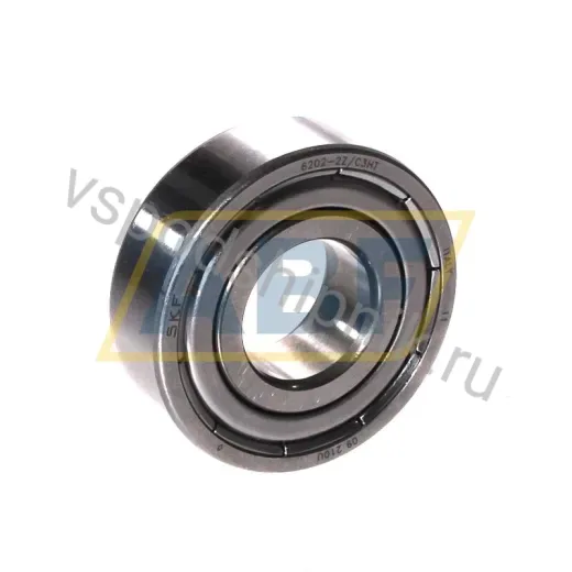 Подшипник шариковый радиальный однорядный 6202-2Z/C3HT SKF 15×35×11 мм