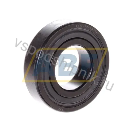 Подшипник шариковый радиальный однорядный 6206-2Z/VA208 SKF