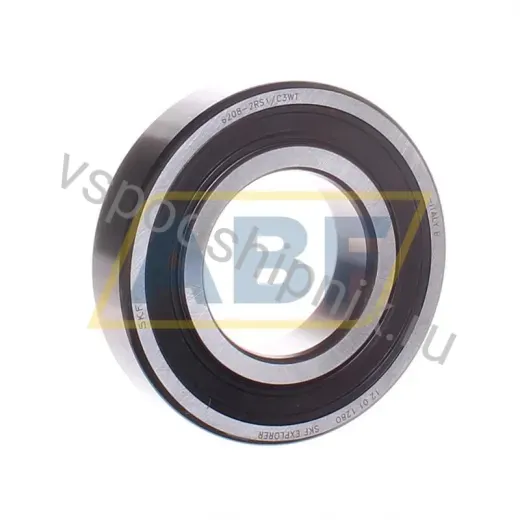 Подшипник шариковый радиальный однорядный 6208-2RS1/C3WT SKF 40×80×18 мм