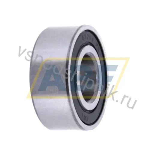 Подшипник шариковый радиальный однорядный 62204 2RS EBI