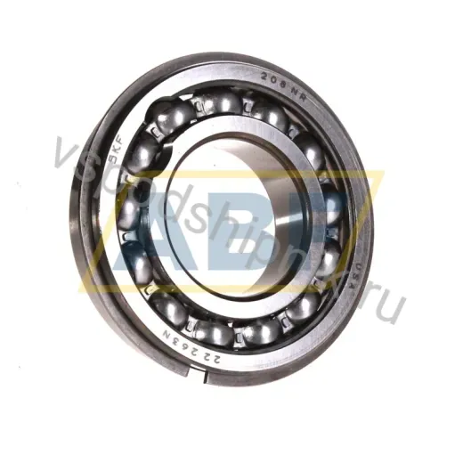 Подшипник шариковый радиальный однорядный 208NR SKF 40×80×18 мм