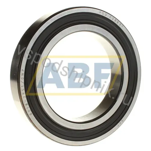Подшипник шариковый радиальный однорядный 6016-2RS1/GWP SKF 80×125×22 мм