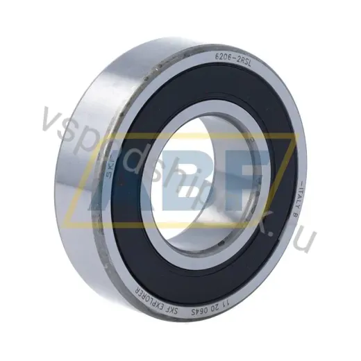 Подшипник шариковый радиальный однорядный 6206-2RSL SKF