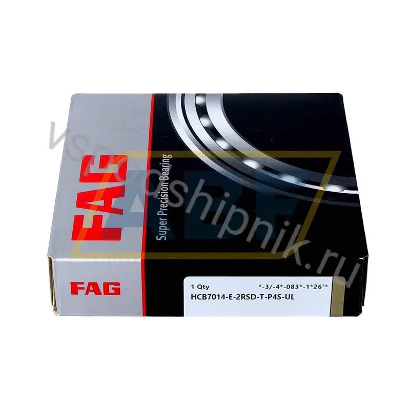 Подшипник шариковый радиально-упорный однорядный HCB7014-E-2RSD-T-P4S-UL FAG 360