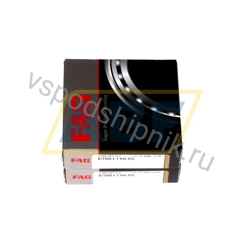 Подшипник шариковый радиально-упорный однорядный B71908-E-T-P4S-DTL FAG 360