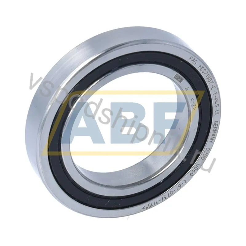 Подшипник шариковый радиально-упорный однорядный HCS71907-C-T-P4S-UL FAG 360