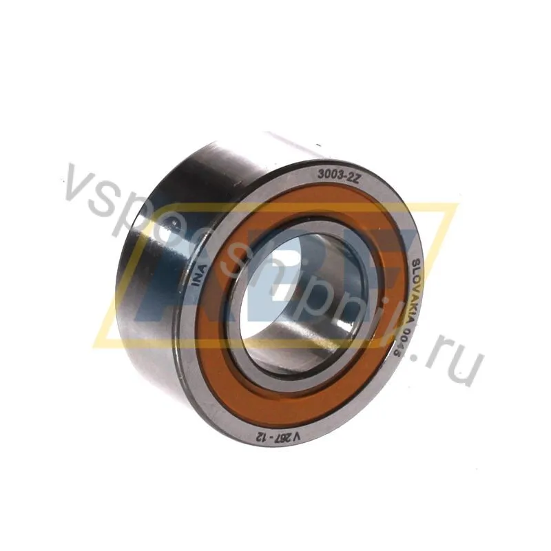 Подшипник шариковый радиально-упорный двухрядный 3003-2Z INA 360