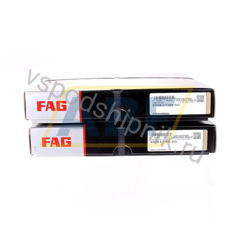Подшипник шариковый радиально-упорный однорядный B7028-E-T-P4S-DUL FAG 360
