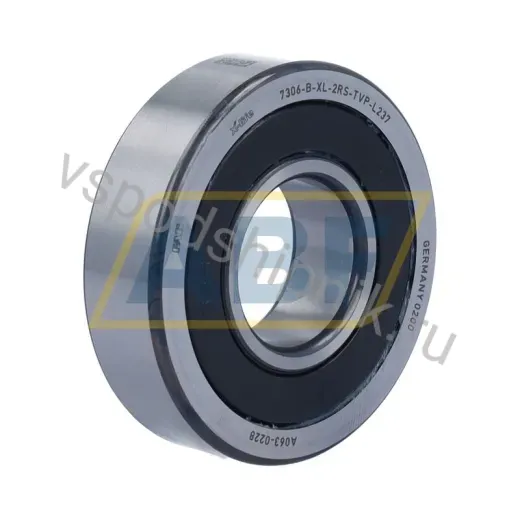 Подшипник шариковый радиально-упорный однорядный 7306-B-XL-2RS-TVP-L237 FAG
