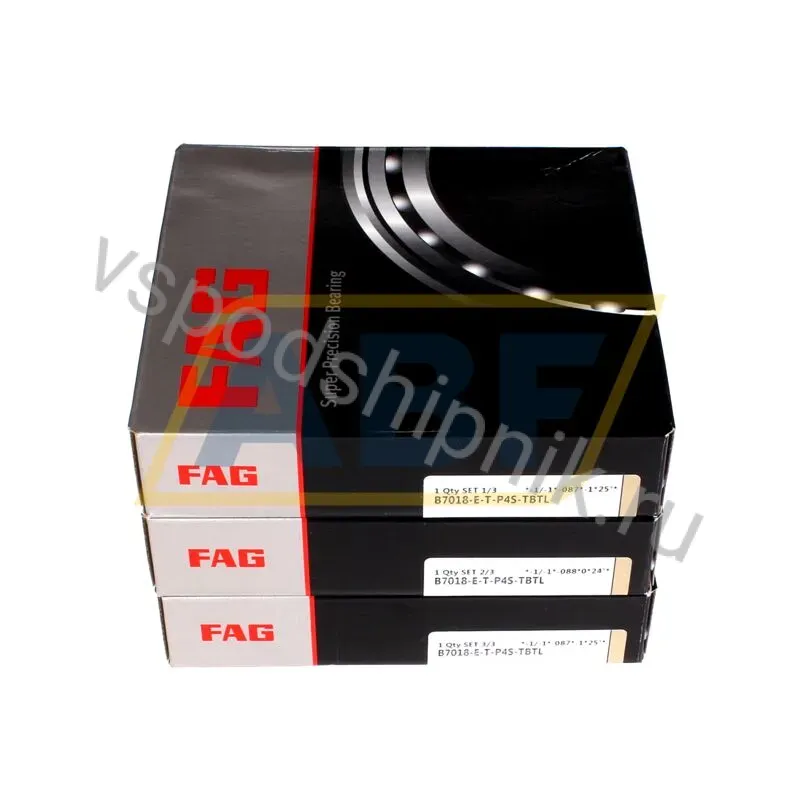Подшипник шариковый радиально-упорный однорядный B7018-E-T-P4S-TBTL FAG 360