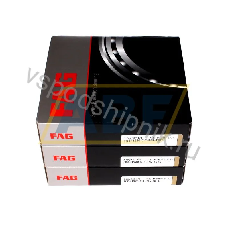 Подшипник шариковый радиально-упорный однорядный HSS71920-C-T-P4S-TBTL FAG 360
