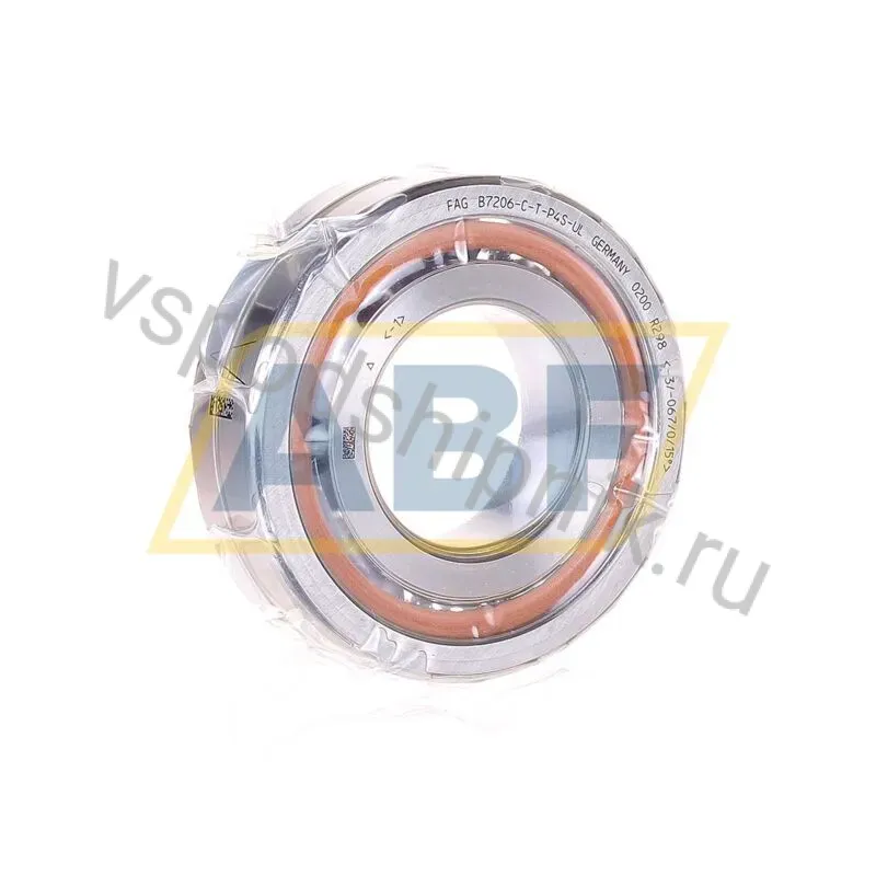 Подшипник шариковый радиально-упорный однорядный B7206-C-T-P4S-UL FAG 360