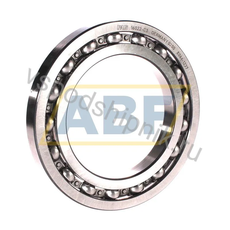Подшипник шариковый радиальный однорядный 16022-C3 FAG 360