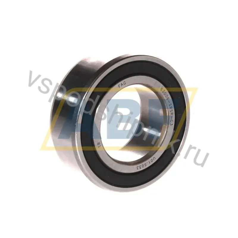 Подшипник шариковый радиальный однорядный 63006-A-2RSR-C3 FAG 360