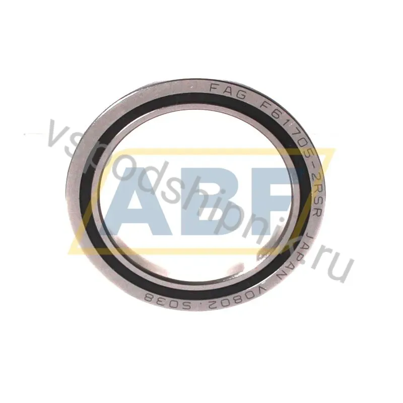 Подшипник шариковый радиальный однорядный F61705-2RSR-HLC FAG 360