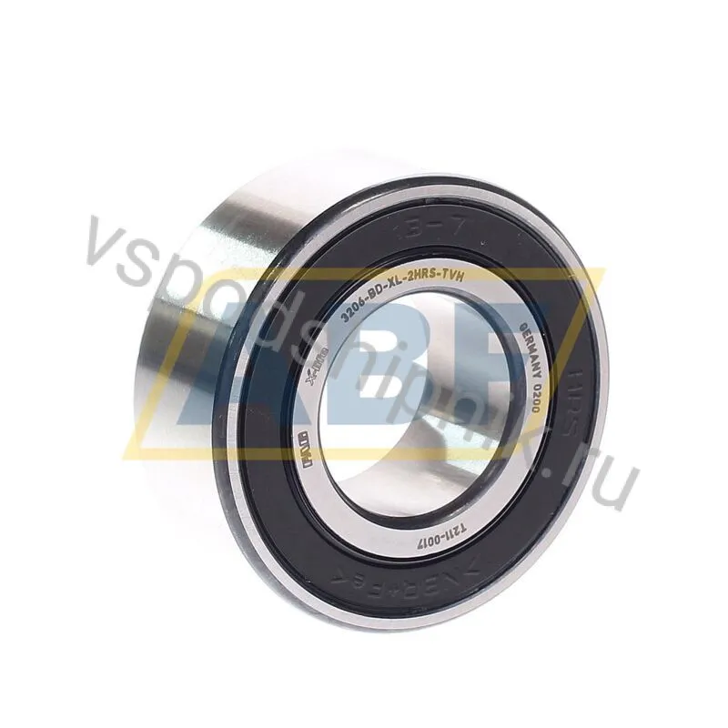 Подшипник шариковый радиально-упорный двухрядный 3206-BD-XL-2HRS-TVH FAG 360