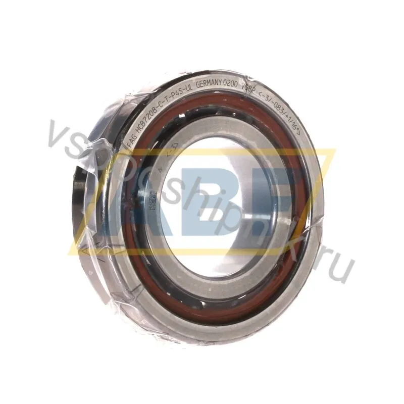Подшипник шариковый радиально-упорный однорядный HCB7208-C-T-P4S-UL FAG 360