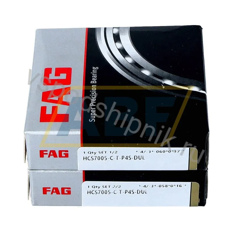 Подшипник шариковый радиально-упорный однорядный HCS7005-C-T-P4S-DUL FAG 360