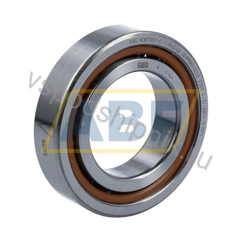Подшипник шариковый радиально-упорный однорядный HCB7007-C-T-P4S-UL FAG 360