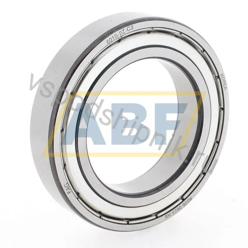 Подшипник шариковый радиальный однорядный 6010-2Z FAG 360