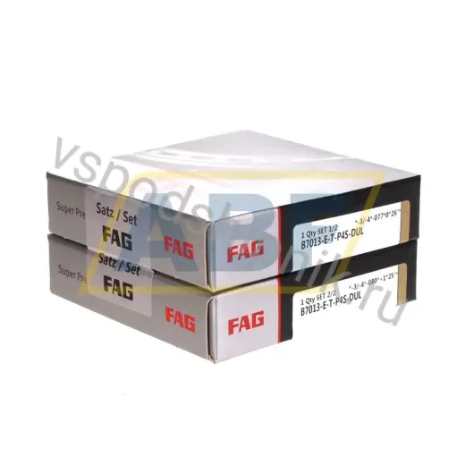 Подшипник шариковый радиально-упорный однорядный B7013-E-T-P4S-DUL FAG
