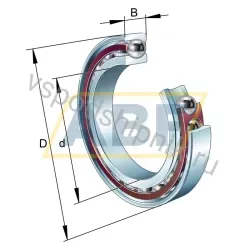 Подшипник B71912-E-T-P4S-DUM FAG