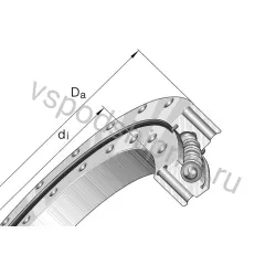Четырёхточечный шариковый подшипник VSU250955-ZT INA
