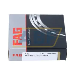 Подшипник шариковый радиально-упорный однорядный HCB7006-E-2RSD-T-P4S-UL FAG
