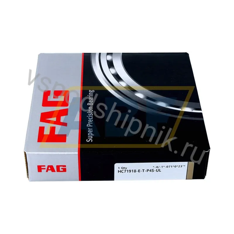 Подшипник шариковый радиально-упорный однорядный HC71918-E-T-P4S-UL FAG 360