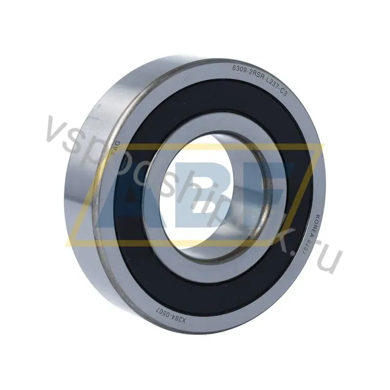 Подшипник шариковый радиальный однорядный 6309-2RSR-L237-C3 FAG 360