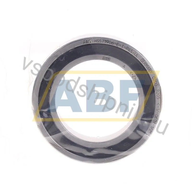 Подшипник шариковый радиально-упорный однорядный HSS71906-E-T-P4S-UL FAG 360