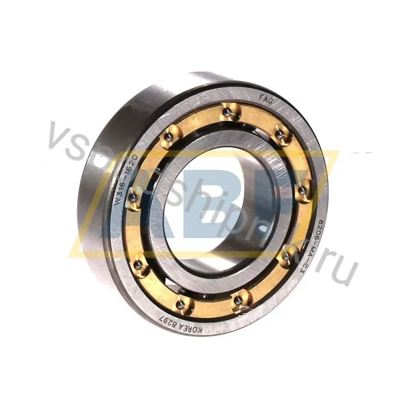 Подшипник шариковый радиальный однорядный 6206-MA-C3 FAG 360