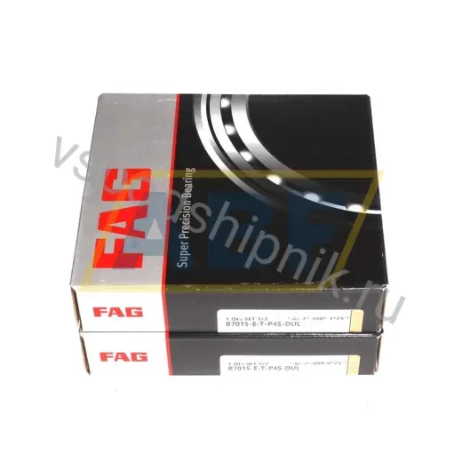 Подшипник шариковый радиально-упорный однорядный B7015-E-T-P4S-DUL FAG