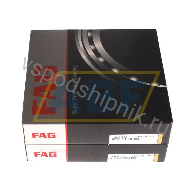 Подшипник шариковый радиально-упорный однорядный B7021-C-T-P4S-DUL FAG 360