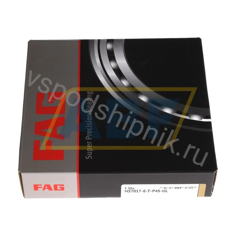 Подшипник шариковый радиально-упорный однорядный HS7017-E-T-P4S-UL FAG 360