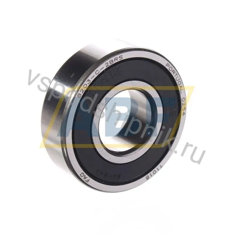 Подшипник шариковый радиальный однорядный 6203-C-2BRS FAG 360