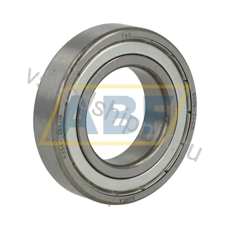 Подшипник шариковый радиальный однорядный 6006-Z-C5 FAG 360