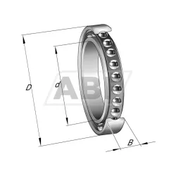 Подшипник HS7008-C-T-P4S-K5-UL FAG