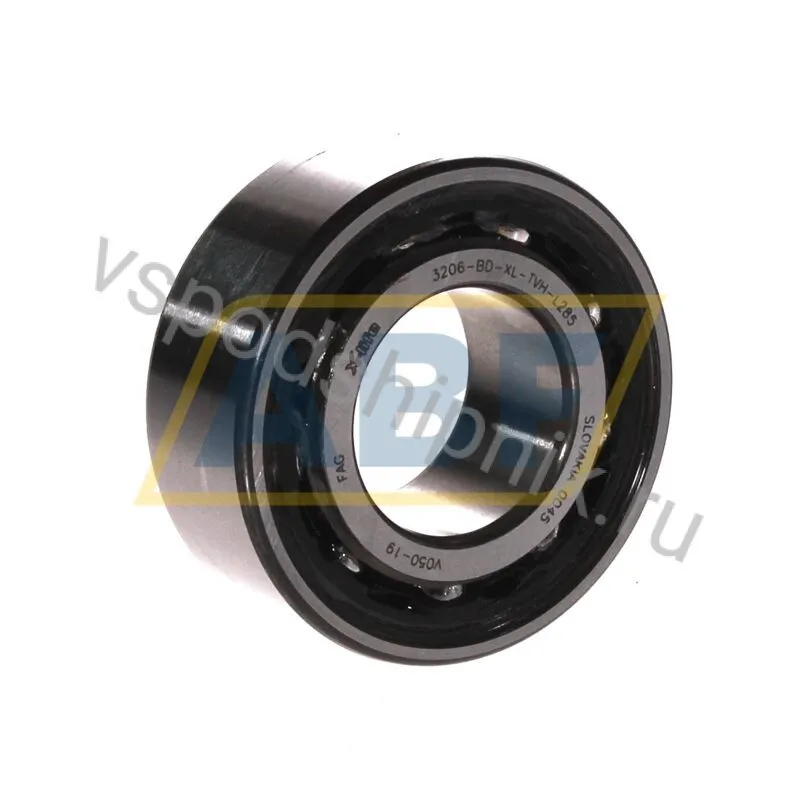 Подшипник шариковый радиально-упорный двухрядный 3206-BD-XL-TVH-L285 FAG 360