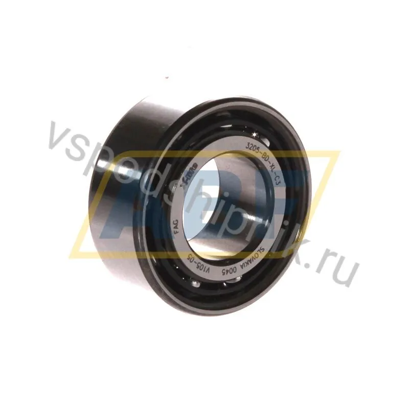 Подшипник шариковый радиально-упорный двухрядный 3205-BD-XL-C3 FAG 360