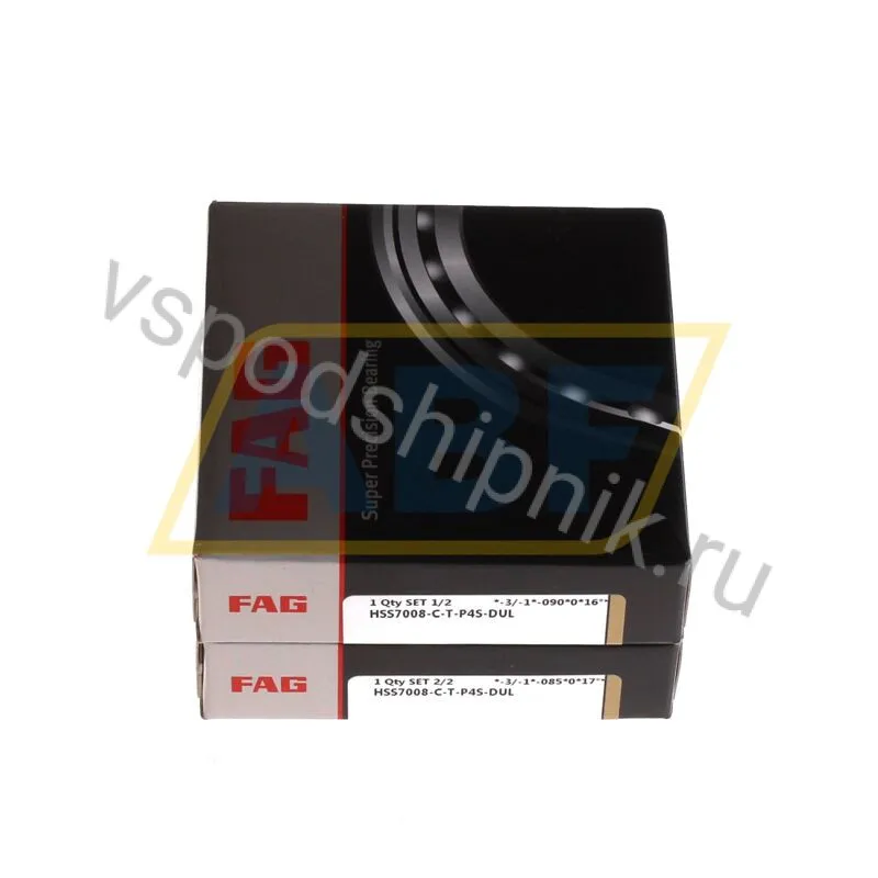 Подшипник шариковый радиально-упорный однорядный HSS7008-C-T-P4S-DUL FAG 360