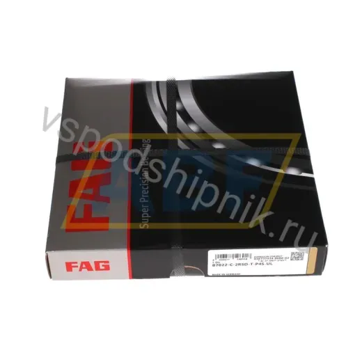 Подшипник шариковый радиально-упорный однорядный B7022-C-2RSD-T-P4S-UL FAG