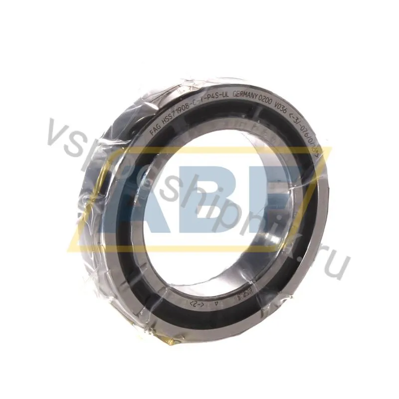 Подшипник шариковый радиально-упорный однорядный HSS71908-C-T-P4S-UL FAG 360