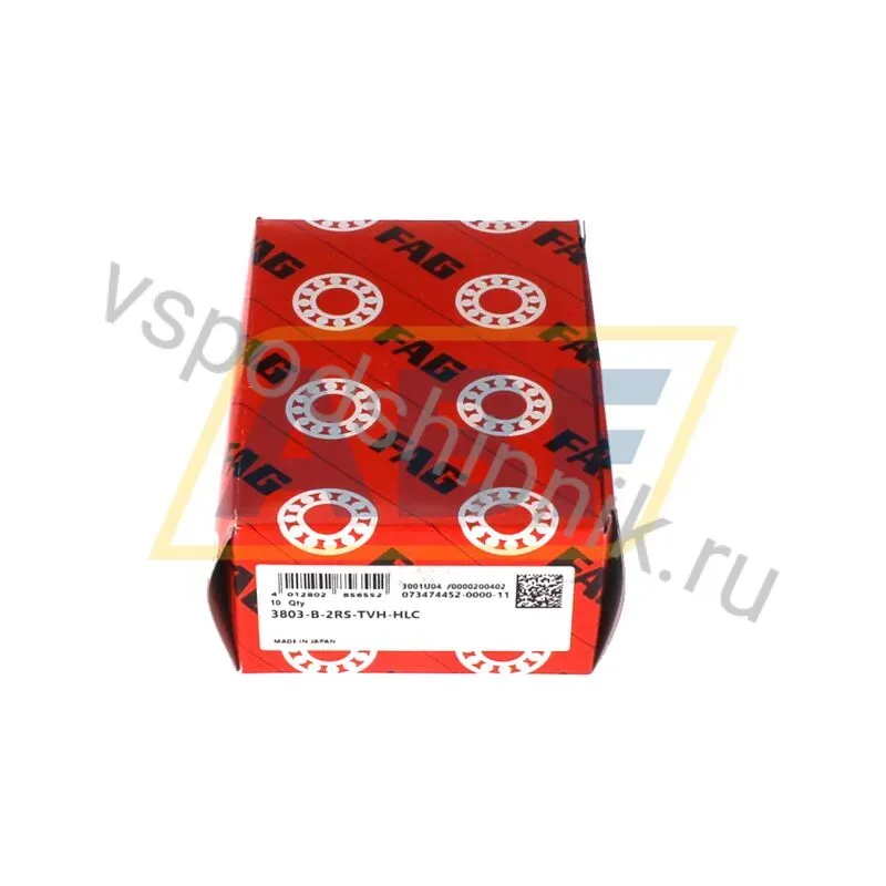 Подшипник шариковый радиально-упорный двухрядный 3803-B-2RS-TVH-HLC FAG 360