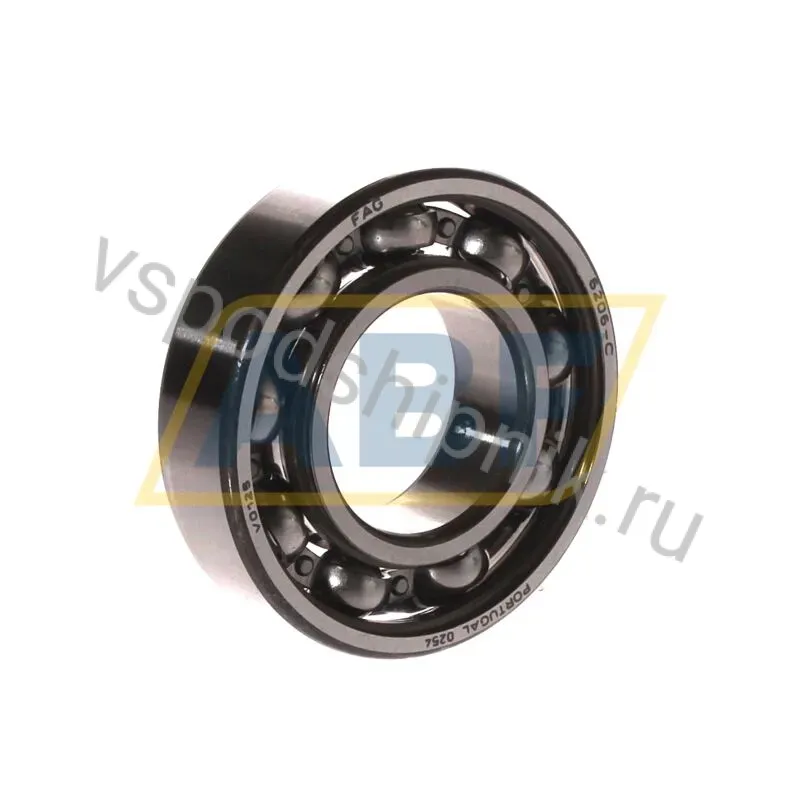 Подшипник шариковый радиальный однорядный 6206-C FAG 360