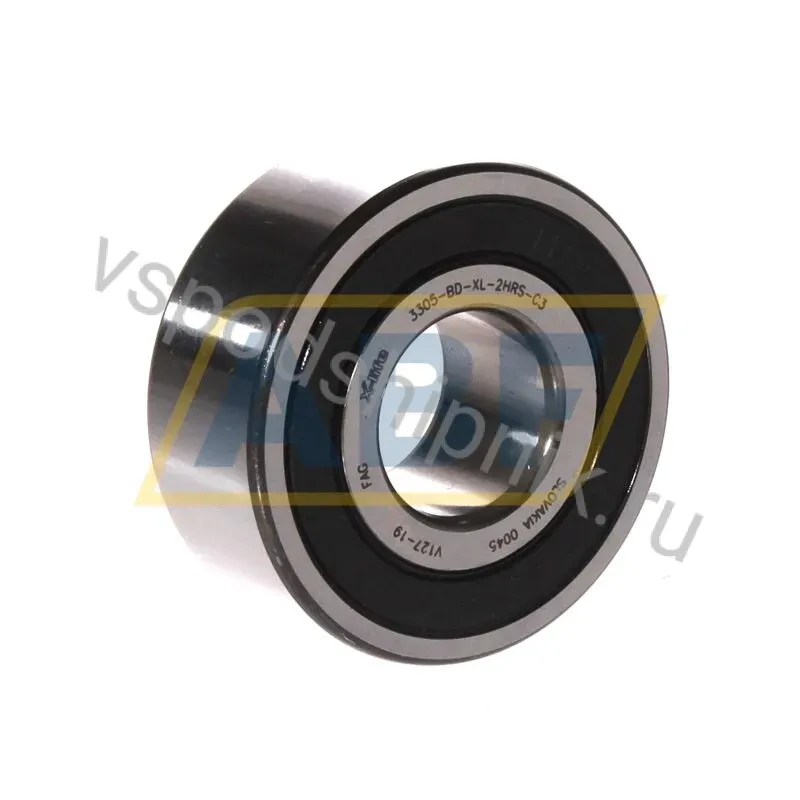 Подшипник шариковый радиально-упорный двухрядный 3305-BD-XL-2HRS-C3 FAG 360