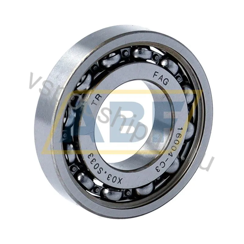 Подшипник шариковый радиальный однорядный 16004-A-C3 FAG 360