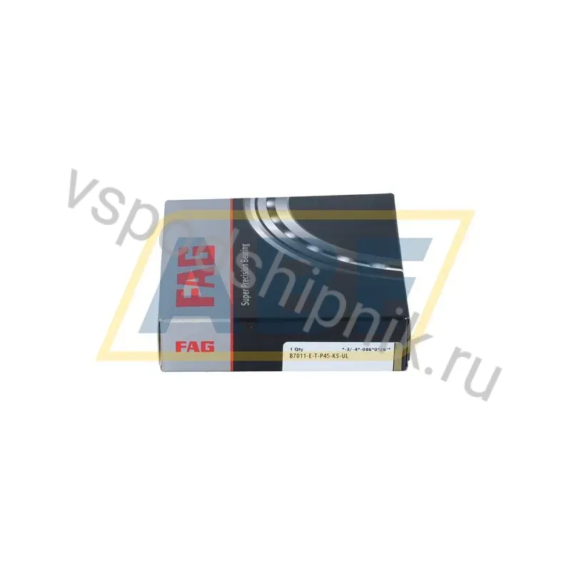 Подшипник шариковый радиально-упорный однорядный B7011-E-T-P4S-K5-UL FAG 360