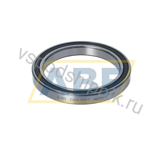 Подшипник шариковый радиальный однорядный 61813.2RS.Y Elges 65×85×10 мм