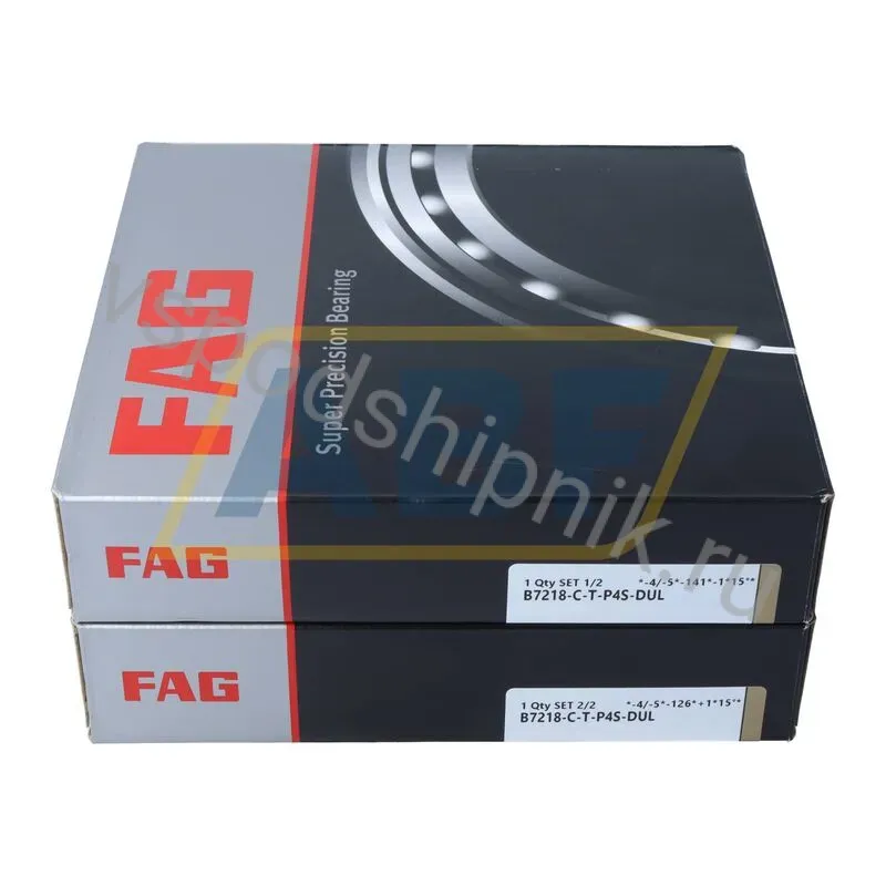 Подшипник шариковый радиально-упорный однорядный B7218-C-T-P4S-DUL FAG 360
